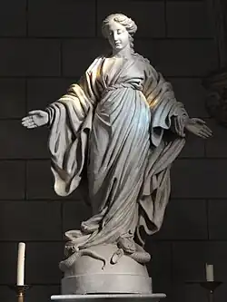 La Vierge Marie écrasant le serpent. Charles-Jean Avisseau, 1837