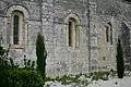 Mur de l'église, façade Ouest.