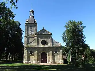 Façade de l'église.