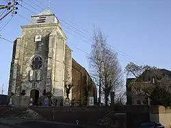 Façade de l'église.
