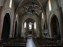 La nef de l'église.