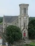 L'église vue de château.