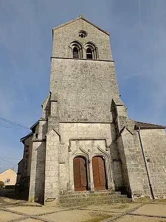 Église Saint-Élophe de Soulosse-sous-Saint-Élophe.