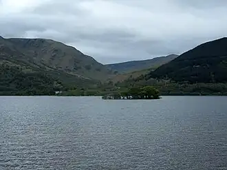 Vue de l'île, le 14 mai 2014.
