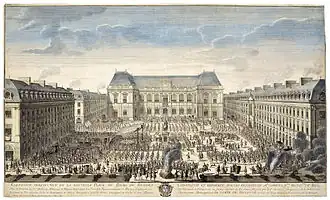 Perspective nouvelle place du Palais de Rennes