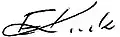 Signature de Elżbieta Kruk