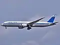 Boeing 787-9 Dreamliner d'El Al en approche de l'aéroport international John F. Kennedy de New York.