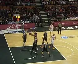 Match de FIBA Europe Cup en 2015 entre l'Élan Chalon et Den Bosch
