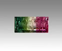 Elbaïte « Melon d'eau » taillée - Brésil