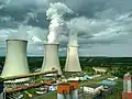 Centrale thermique de Tušimice (800&nbsp;MW, lignite), 2019.