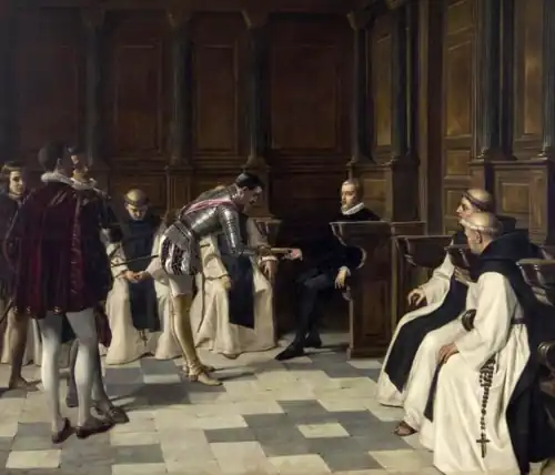 Philip II recevant les nouvelles de la perte de l'Armada, 1895 (National Museum of Women in the Arts)