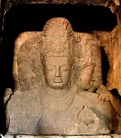 G. Mahadeva Trimurti, «&nbsp;Shiva sous trois de ses cinq aspects&nbsp;»