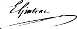 signature d'Élie Gintrac