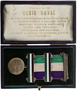 Médaille d'Elsie Duval