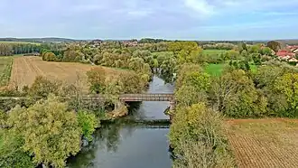 L'ancien pont ferroviaire.