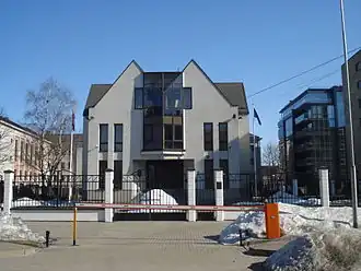 Vue de la mission diplomatique