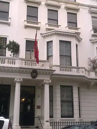 Ambassade à Londres.