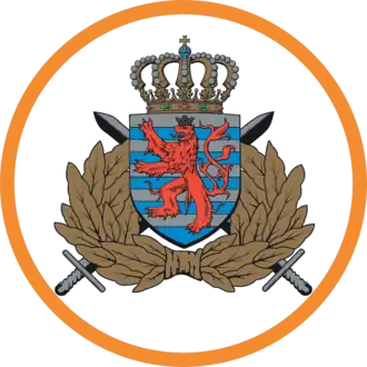 Armoiries de l’Armée luxembourgeoise, utilisées comme logo officiel
