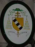 Blason d'un ancien archevêque de Sens, Yves Patenôtre.