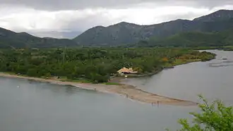 Embouchure de la Néra depuis la Pointe Vidoire