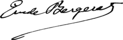 signature d'Émile Bergerat