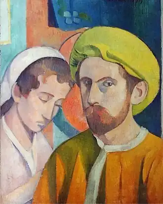 Portrait de l'artiste au turban jaune (1894), musée des Beaux-Arts de Quimper.