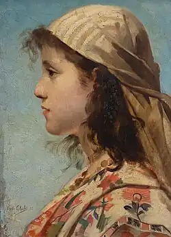 Portrait d'une beauté orientale (1882).