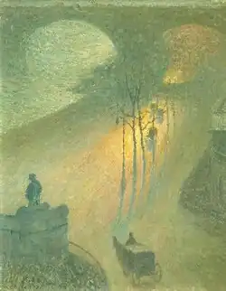 Coucher de soleil, Londres (1917)Musées royaux des Beaux-Arts de Belgique