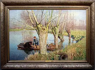 Émile Claus, La Levée des nasses (1893).