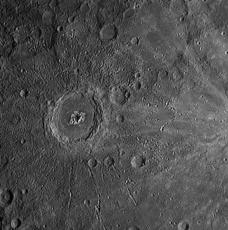 Image illustrative de l'article Eminescu (cratère)