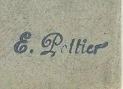 signature d'Emmanuel Pottier