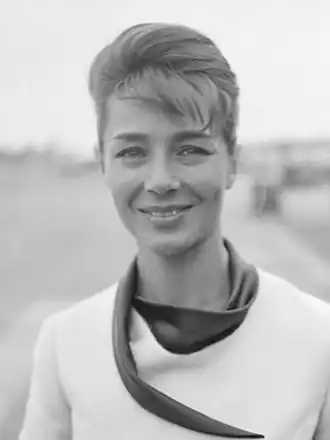 Emmanuelle Riva en 1962.