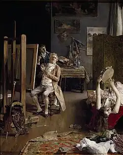 Dans l'atelier du peintre (1882).
