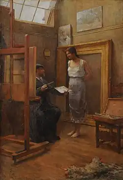 En el taller, 1891, Musée national des Beaux-Arts de Buenos Aires
