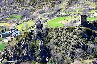 Vue d'ensemble du site historique de Les Bons