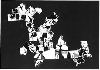 Dessin à l'encre d'Alain Lacouchie