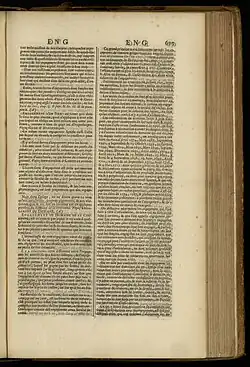 fac-simile de la page 677 du volume V de l'encyclopédie Diderot