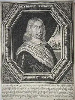 Portrait de César de Vendôme.