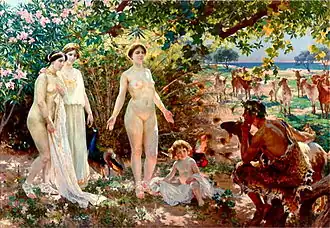 Jugement de Pâris (1904) Enrique Simonet