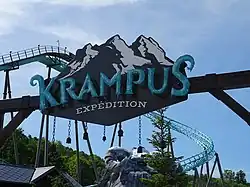 Enseigne de Krampus Expédition.