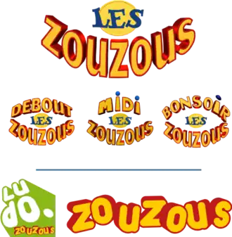 Ensemble des logos des émissions Zouzous.