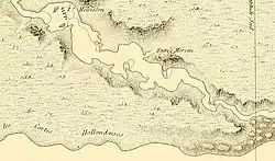 Entrée Moreau : Carte de Freycinet