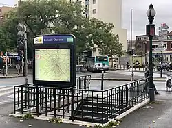 L'accès no&nbsp;2 « Rue de Paris ».