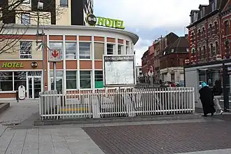 Accès à la station.