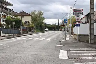 Entrée depuis Aubière