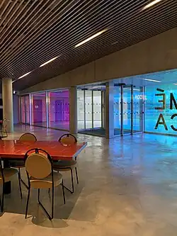 Intérieur de la MÉCA, entrée dite principale