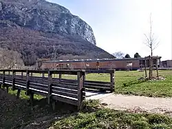 Site de la nouvelle piscine de Saint-Égrève en février 2021