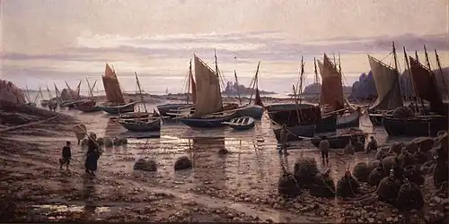 Étienne Bouillé, Entrée du port de Loguivy.