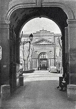 Entrée principale en 1938.