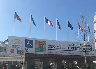 Entrée du Salon en 2022.